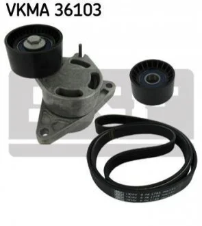 Комплект доріжкового ремня SKF VKMA36103
