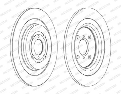 Диск гальмівний FERODO DDF1588C