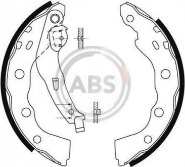 Гальмівні колодки (набір) A.B.S. 9088