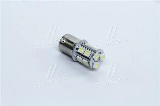 Лампа LED вказівників поворотів і стоп-сигналів (12SMD) BA15S 12V WHITE <> TEMPEST TMP01S2512V (фото 1)