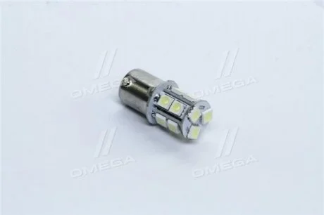 Лампа LED вказівників поворотів і стоп-сигналів (12SMD) BA15S 12V WHITE <> TEMPEST TMP01S2512V
