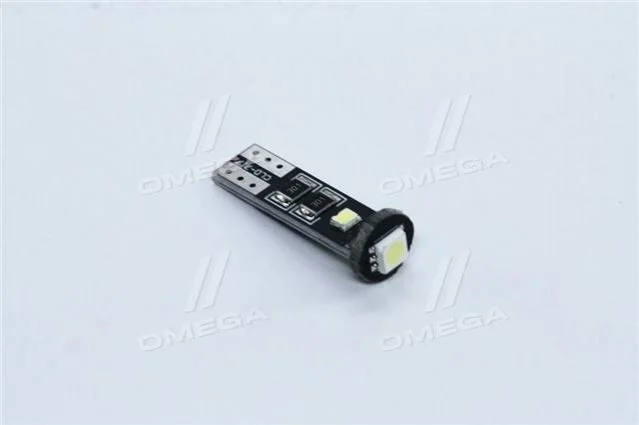 Лампа LED б / ц габарит і ПАНЕЛЬ ПРИЛАДІВ T10 доп. 2SMD W5W опір 12V WHITE <> TEMPEST TMP11T1012V (фото 1)