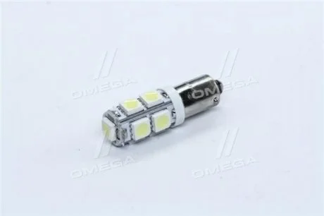 Лампа LED габарит, посветка панелі приладів T8-03 9SMD (розмір 5050) T4W (BA9s) білий 24V <> TEMPEST TMP34T824V