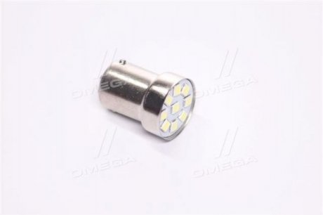 Лампа LED покажчиків поворотів і стоп-сигналів 24V R5W BA15S 9SMD WHITE <> TEMPEST TMPL081924