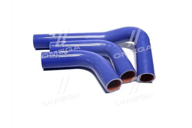 Патрубок радиатора ГАЗЕЛЬ-БИЗНЕС 2705 дв. 4216 (компл. 3 шт. силикон) TEMPEST TP1350 (фото 1)
