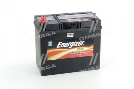 Акумулятор 45Ah-12v Plus (238х129х227), L, EN330 Азія тонк. клема Energizer 545157033