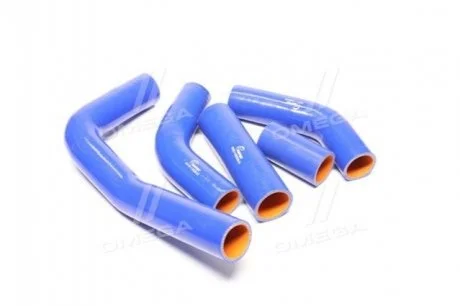 Патрубок радіатора ГАЗ 3302 (дв.4215) (компл. 5шт. силикон) TEMPEST TP1325