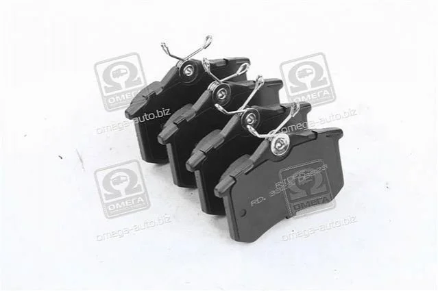 Колодка гальм. диск. VW PASSAT, GOLF II,III, PEUGEOT 405 задн. RIDER RD3323DB823 (фото 1)