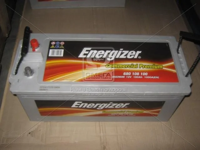 Акумулятор 180Ah-12v CP (513х223х223), полярність зворотна (3), EN1000 Energizer 680108100 (фото 1)