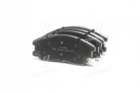 Колодка гальм. диск. CHEVROLET CAPTIVA 06- передн. RIDER RD3323DB1715