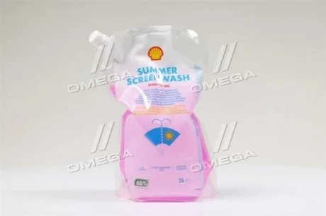 Омивач скла літній Summer Screenwash (ready) 2л SHELL 48021277431