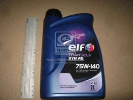 Масло трансмисс. Tranself SYN FE 75W-140 (Канистра 1л) ELF 213871