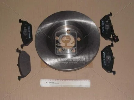 Комплект гальмівний передн. AUDI A3 96-;SEAT TOLEDO 98-;SKODA FABIA 99-,OCTAVIA (вир-во) REMSA 863301