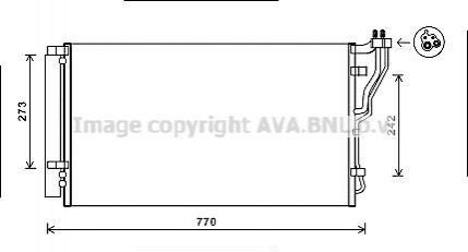 Радіатор кодиціонера AVA COOLING HYA5246D