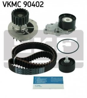 Комплект ременя ГРМ + помпа SKF VKMC90402