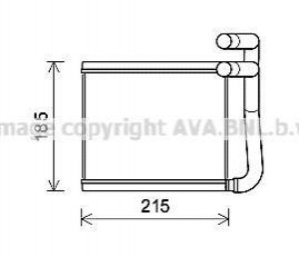 Радіатор HYUN ACCENT 11- (AVA) AVA COOLING HY6393