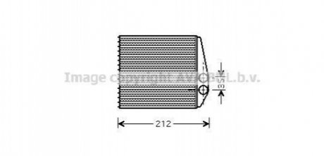 Радиатор отопителя OPEL (AVA) AVA COOLING OLA6354