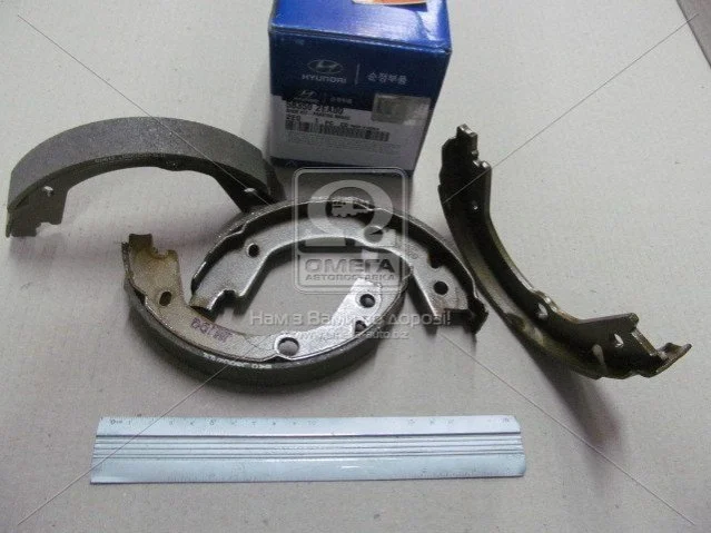 Колодки тормозные стояночного тормоза Hyundai Ix35/tucson/Kia Sportage 04- (пр-во Mobis) Hyundai/Kia/Mobis 583502EA00 (фото 1)