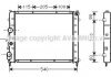 Радіатор, охолодження двигуна AVA COOLING RTA2215 (фото 1)