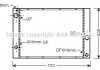 Радиатор охлаждения BMW 5 E60-E61/7 E65-E66-E67-E68 (01-) AT (AVA) AVA COOLING BWA2338 (фото 1)