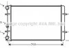 Радіатор охолодження двигуна GOLF4/A3/TT/LEON BRAZED (Ava) AVA COOLING AI2129 (фото 2)