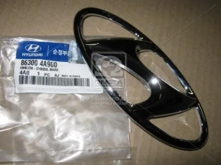 Эмблема решётки радиатора Hyundai/Kia/Mobis 863004A900