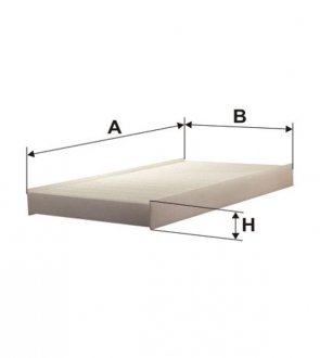 Фильтр салона ALFA ROMEO 156 /K1035 (-Filtron) WIX WP6870