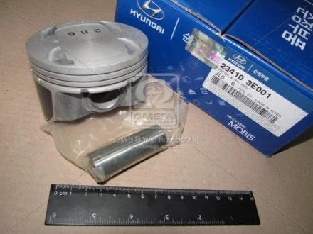 Поршень двигуна з пальцем у зборі (вир-во Mobis) Hyundai/Kia/Mobis 234103E001