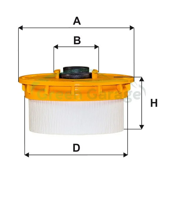 Фильтр топливный TOYOTA LC 4.5 D 08- (пр-во -FILTERS) WIX WF8503 (фото 1)