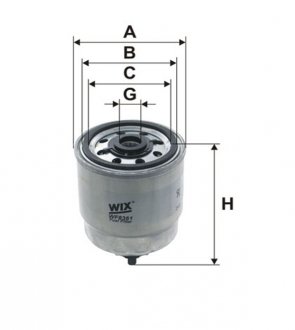 Фільтр палива WIX WF8361