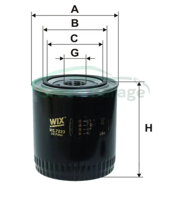 Фільтр масла WIX WL7223 (фото 1)