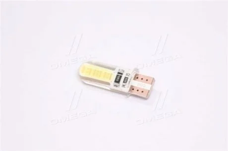 Лампа LED б/ц габарит,панель приладів, салон 12V T10 (W5W) W2.1x9.5D 2COB WHITE <> TEMPEST TMPL11187