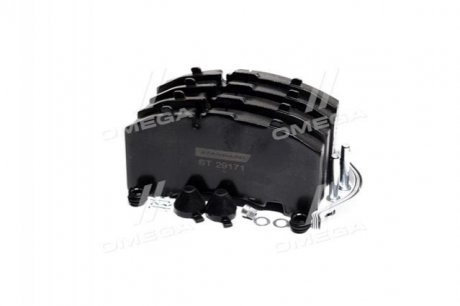 Колодка торм. диск. ECO-BRAKE (компл. на ось) BPW RS-SB 4309T RIDER ST29171PRO