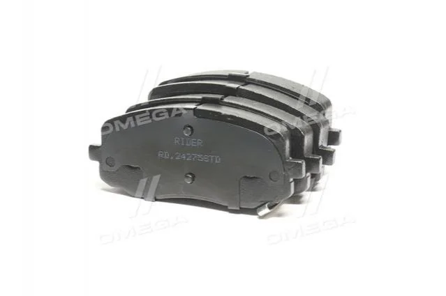 Колодка гальм. диск. STANDARD KIA PICANTO 04-, HYUNDAI i10 передн. RIDER RD24275STD (фото 1)