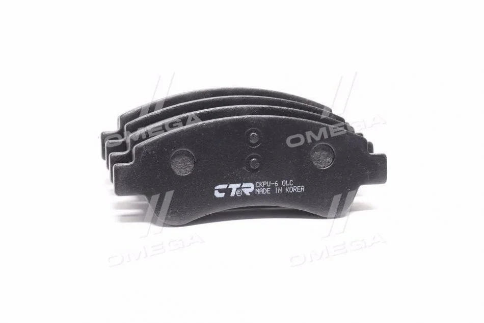 Колодки гальм CITROEN C3, C4, DS3 PEUGEOT 206, 207 передн. (вир-во) CTR CKPU6 (фото 1)