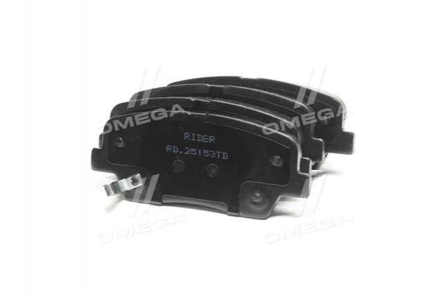 Колодка гальм. диск. STANDARD HYUNDAI SANTA FE 09- задн. RIDER RD25153STD (фото 1)