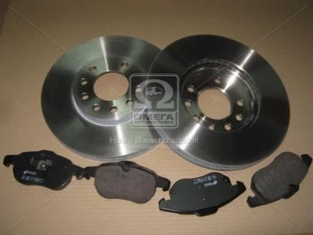 Комплект гальмівний передн. OPEL VECTRA C 02-, SAAB 9-3 02- (вир-во) REMSA 888800