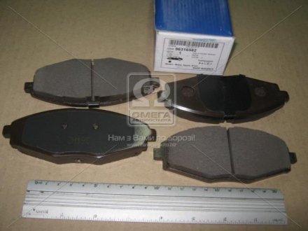 Гальмівні колодки, дискове гальмо (набір) GM 96316582