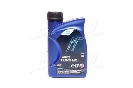 Масло гидравл. MOTO FORK OIL 20W (Канистра 0.5л) для вилок и амортизаторов ELF 194971