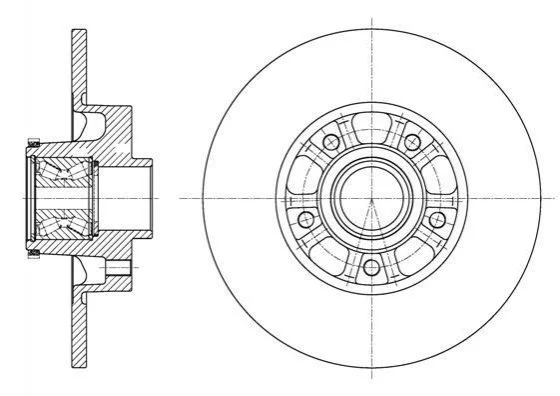 Brake disk with bearing REMSA 6162620 (фото 1)