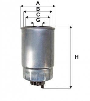 Фильтр топливный CHRYSLER VOYAGER 2.8 CRD 07-, DODGE CALIBER 2.2 CRD 10- (-FILTERS) WIX WF8499