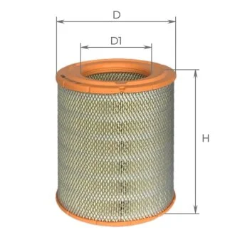 Фильтр воздушный BOGDAN A-09202, A-09212 99- (пр-во) ALPHA FILTER AF0167