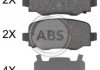 Гальмівні колодки, дискові (набір) A.B.S. 35039 (фото 1)