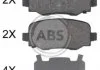 Гальмівні колодки, дискові (набір) A.B.S. 35039 (фото 1)