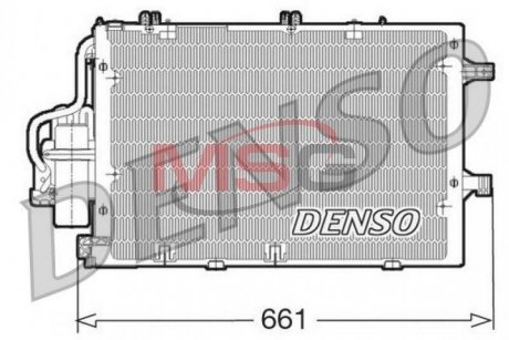 Радіатор кондиціонера DENSO DCN20015