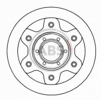 Гальмівний диск A.B.S. 16943