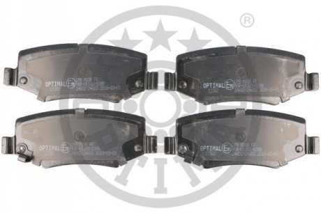 KLOCKI HAMULCOWE DODGE NITRO, JEEP CHEROKEE (KJ) COMPASS, LIBERTY (KK) WRANGLER III (JK) 03-12 TYL SZT OPTIMAL BP12382