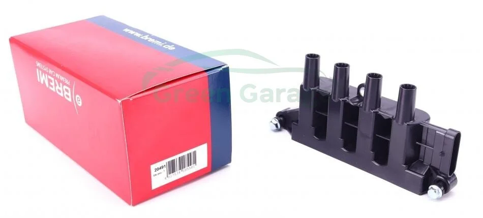 Котушка запалювання 55208723 FIAT/LANCIA/FORD 500/Doblo/Grande/Punto/Idea/Linea/Panda/Punto/Qubo/KA BREMI 20491 (фото 1)