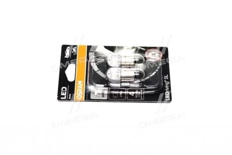 Лампа светодиодная LED R5W 12V 5W ВА15s LEDriving SL 6000K (компл.2шт) (пр-во) OSRAM 5007DWP02B