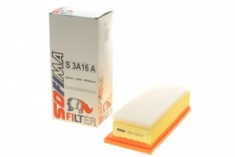Фільтр повітряний SOFIMA S3A16A
